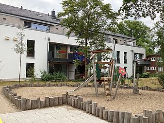 Bild zu Moderne 2-Zimmer-Erdgeschosswohnung mit Terrasse in Markgrafenheide