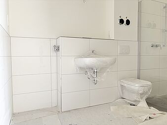 Bild zu Noch zu errichtende 2-Zimmer-Erdgeschosswohnung in Rostock-Gehlsdorf mit offener Küche und Balkon