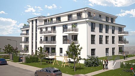 Bild zu Noch zu errichtende 2-Zimmer-Neubauwohnung mit Wintergarten und Fußbodenheizung in Rostock-Gehlsdorf