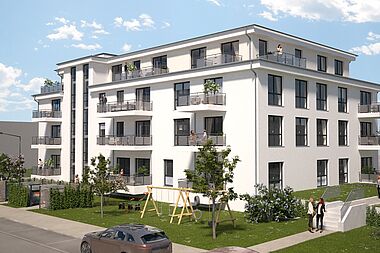 Bild zu Noch zu errichtende 2-Zimmer-Neubauwohnung mit Wintergarten und Fußbodenheizung in Rostock-Gehlsdorf