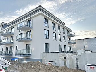 Bild zu Noch zu errichtende 2-Zimmer-Erdgeschosswohnung in Rostock-Gehlsdorf mit offener Küche und Balkon