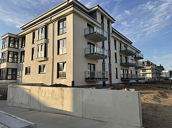 Bild zu Noch zu errichtende 2-Zimmer-Erdgeschosswohnung in Rostock-Gehlsdorf mit offener Küche und Balkon